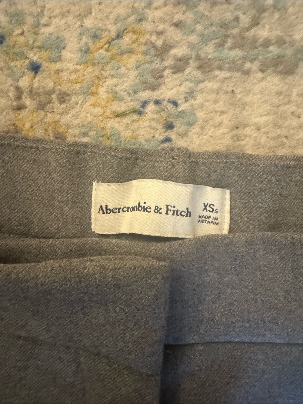 Abercrombie Sloane wide leg pants size XS in heather gray - Picture 3 of 4